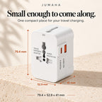 Jumaha World Adapter — 20W Universal Travel Charger