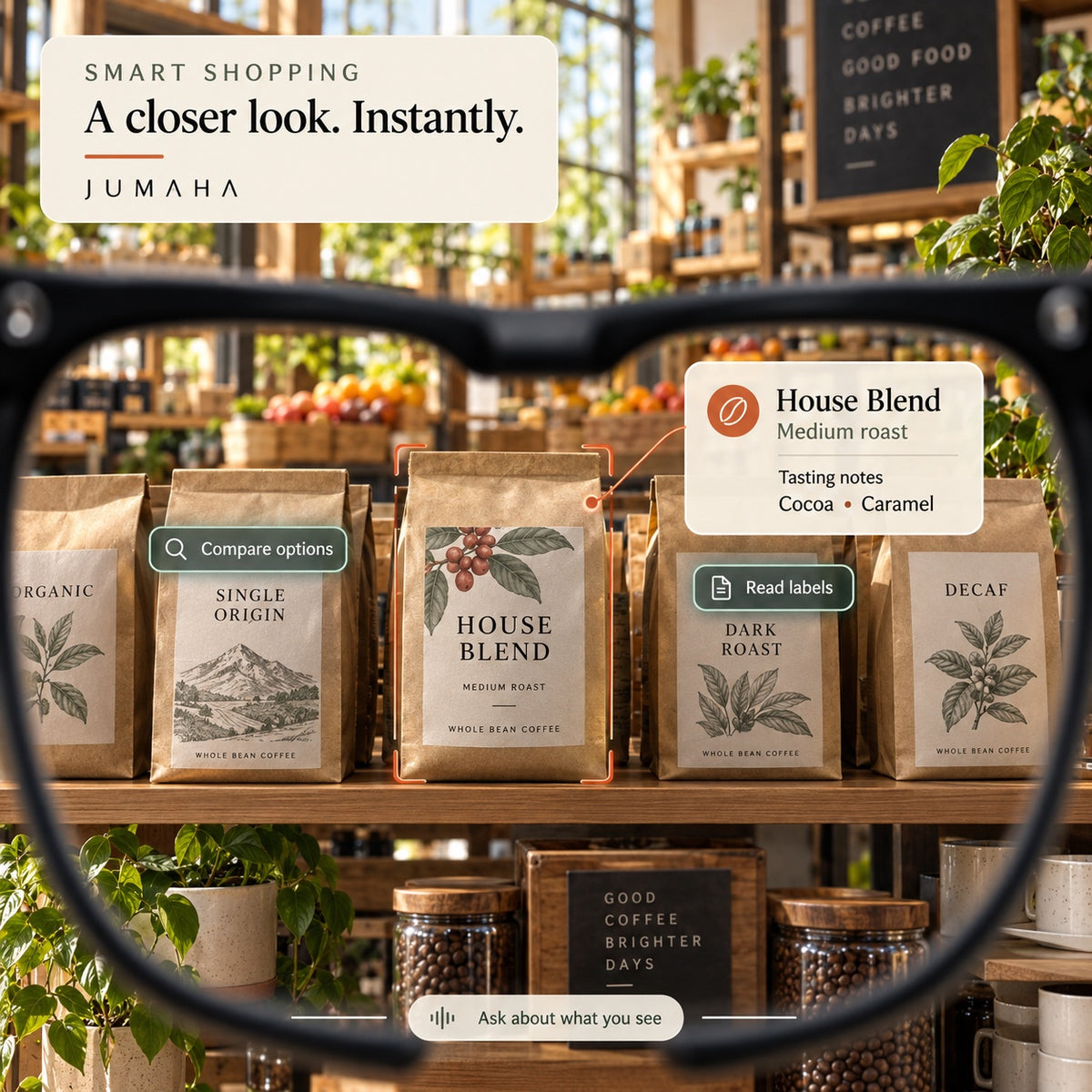 Jumaha Vision One — AI Smart Glasses