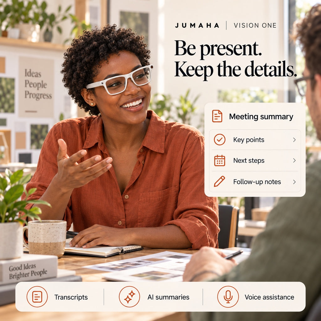 Jumaha Vision One — AI Smart Glasses