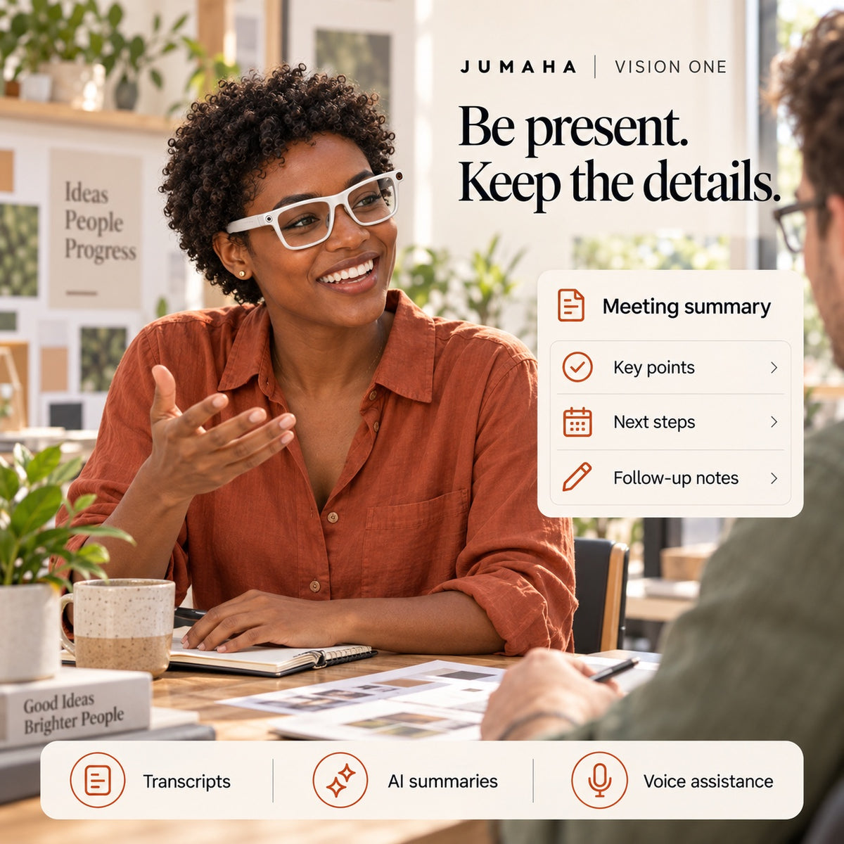Jumaha Vision One — AI Smart Glasses
