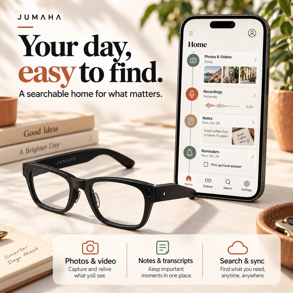 Jumaha Vision One — AI Smart Glasses