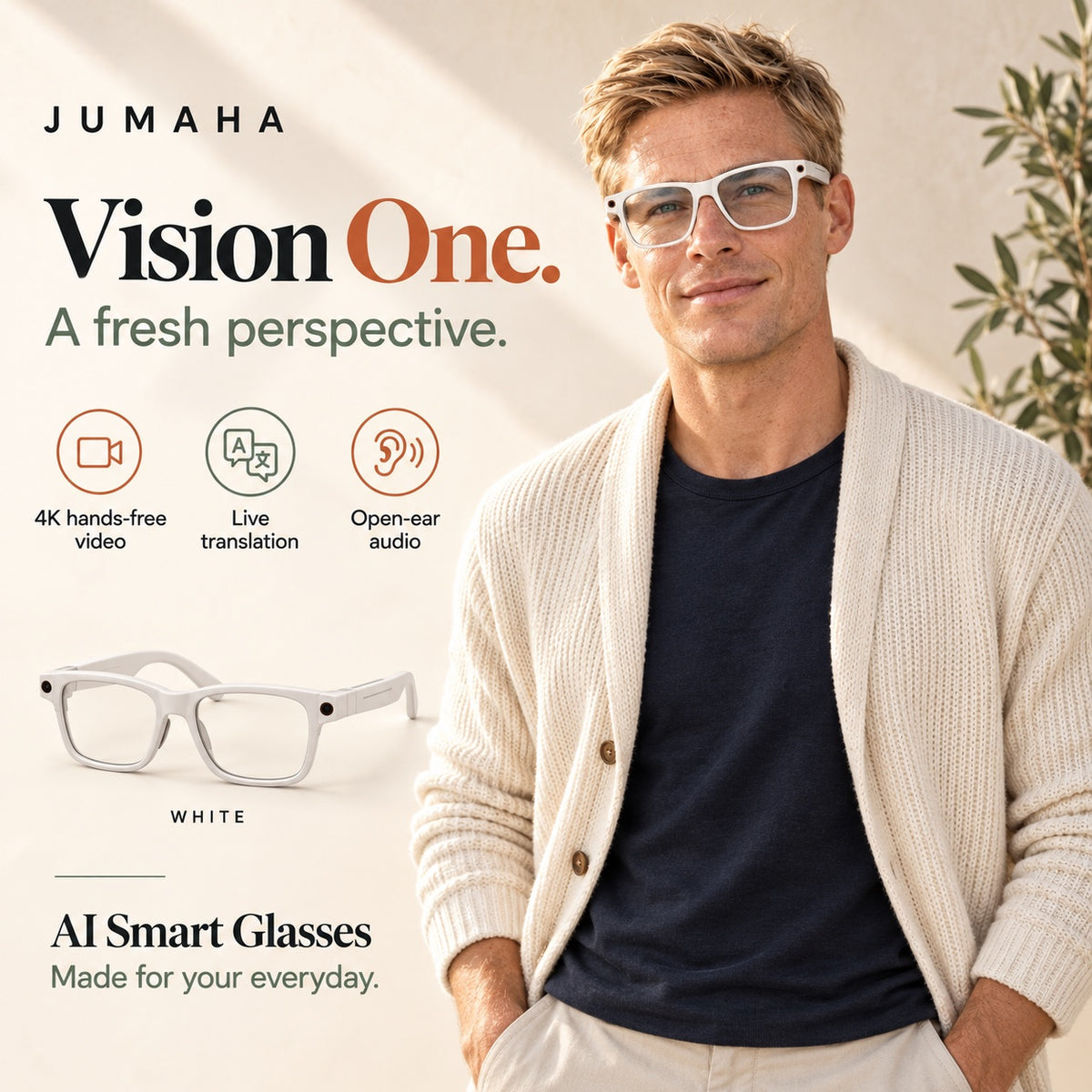 Jumaha Vision One — AI Smart Glasses