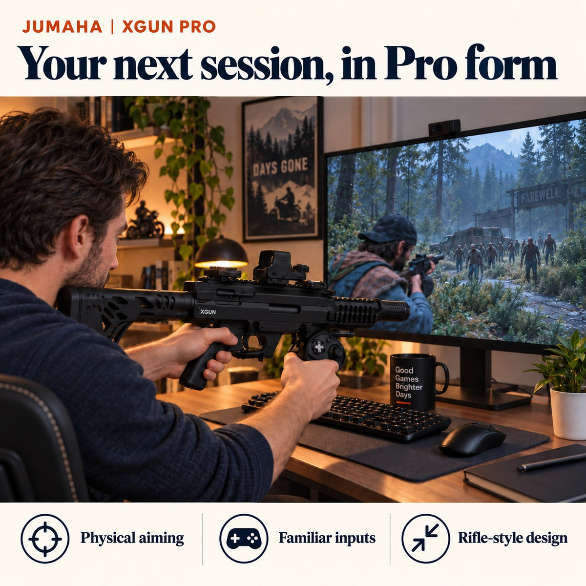 Jumaha XGUN 03 pro desk